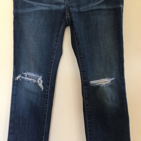 AG | The Capri Medium Wash Distressed Jeans | 24R - Picture 4 of 7